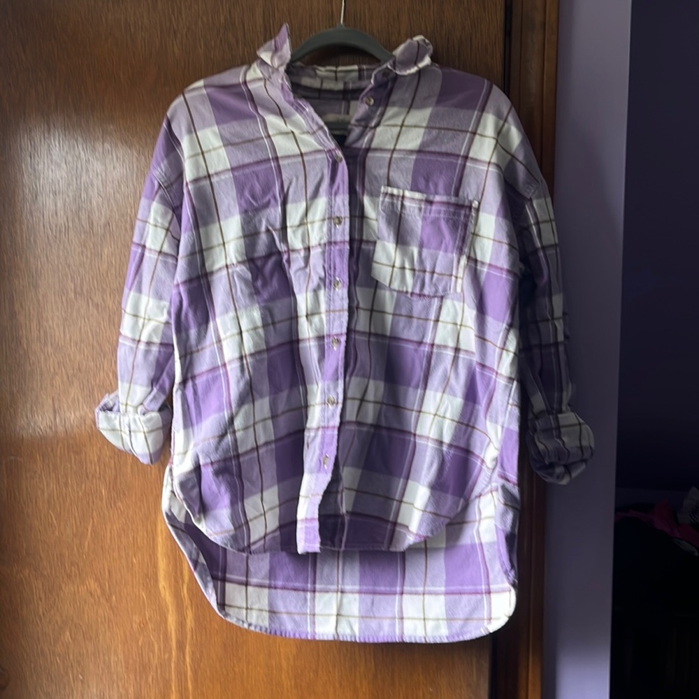 NWT Purple Flannel